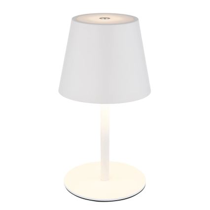 Globo - LED stmievateľná dotyková nabíjateľná vonkajšia stolová lampa 3v1 LED/3W/5V 3000/4000/5000K IP54 1800 mAh biela
