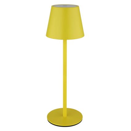 Globo - stmievateľná dotyková nabíjacia vonkajšia stolná lampa 3 v 1 LED/3W/5V 3000/4000/5000K IP54 1800 mAh žltá