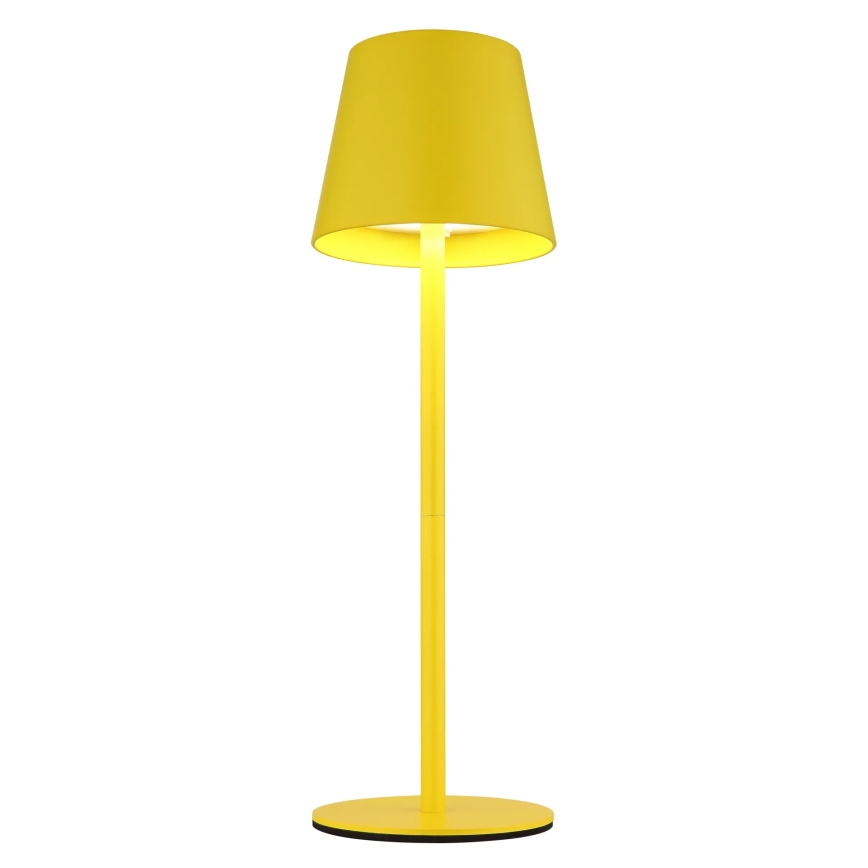 Globo - stmievateľná dotyková nabíjacia vonkajšia stolná lampa 3 v 1 LED/3W/5V 3000/4000/5000K IP54 1800 mAh žltá