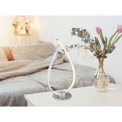 Globo - LED stolná lampa LED/6W/230V strieborná