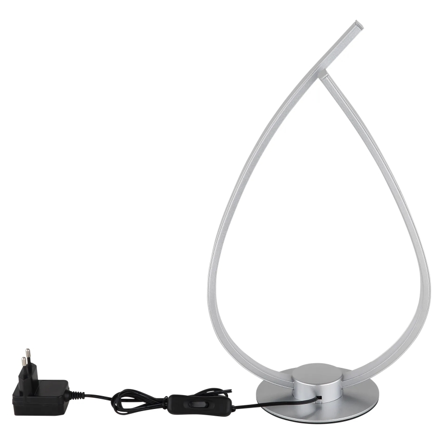 Globo - LED stolná lampa LED/6W/230V strieborná