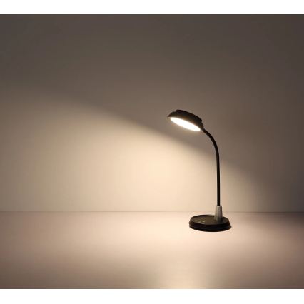 Globo - stmievateľná dotyková stolná LED lampa, 12 W, 230 V, 3000/4000/6500 K, čierna