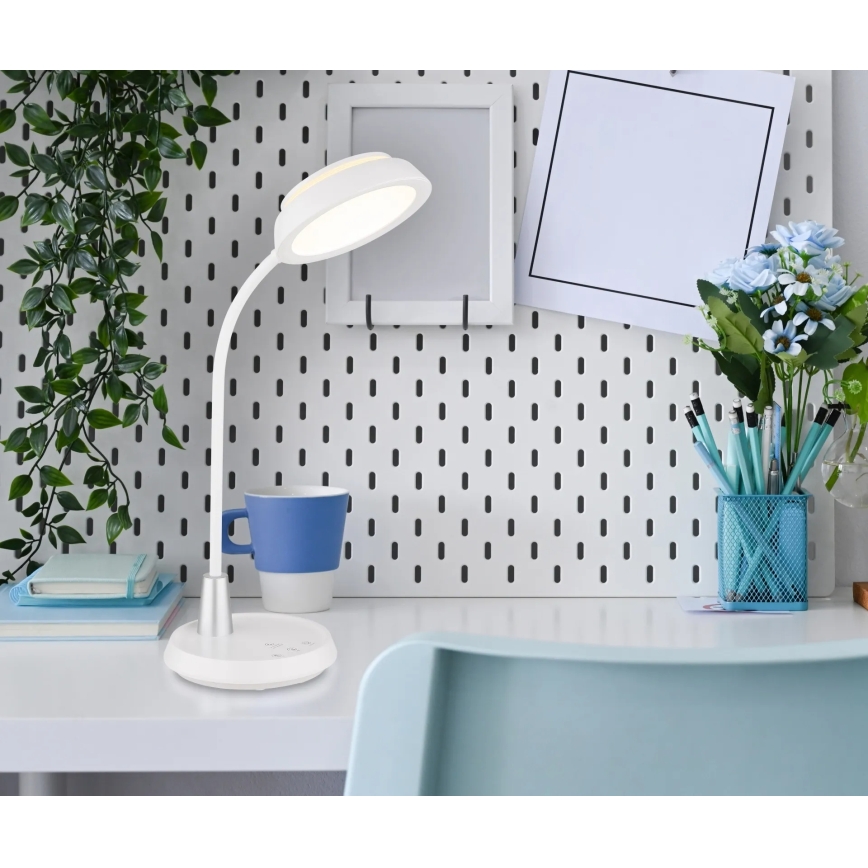 Globo - LED Stmievateľná dotyková stolná lampa LED/12W/230V 3000/4000/6500K biela
