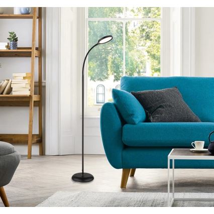 Globo - LED stmievateľná dotyková stojacia lampa LED/8W/230V 2700K/4000K/6500K čierna