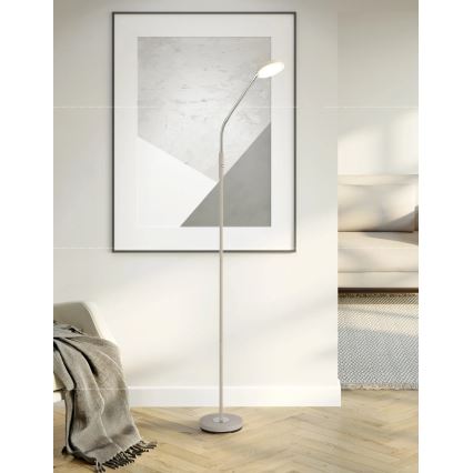 Globo - LED Stmievateľná dotyková stojacia lampa LED/6,5W/230V 2700/3350/4000K béžová