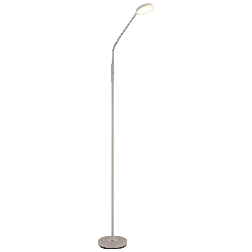 Globo - LED Stmievateľná dotyková stojacia lampa LED/6,5W/230V 2700/3350/4000K béžová