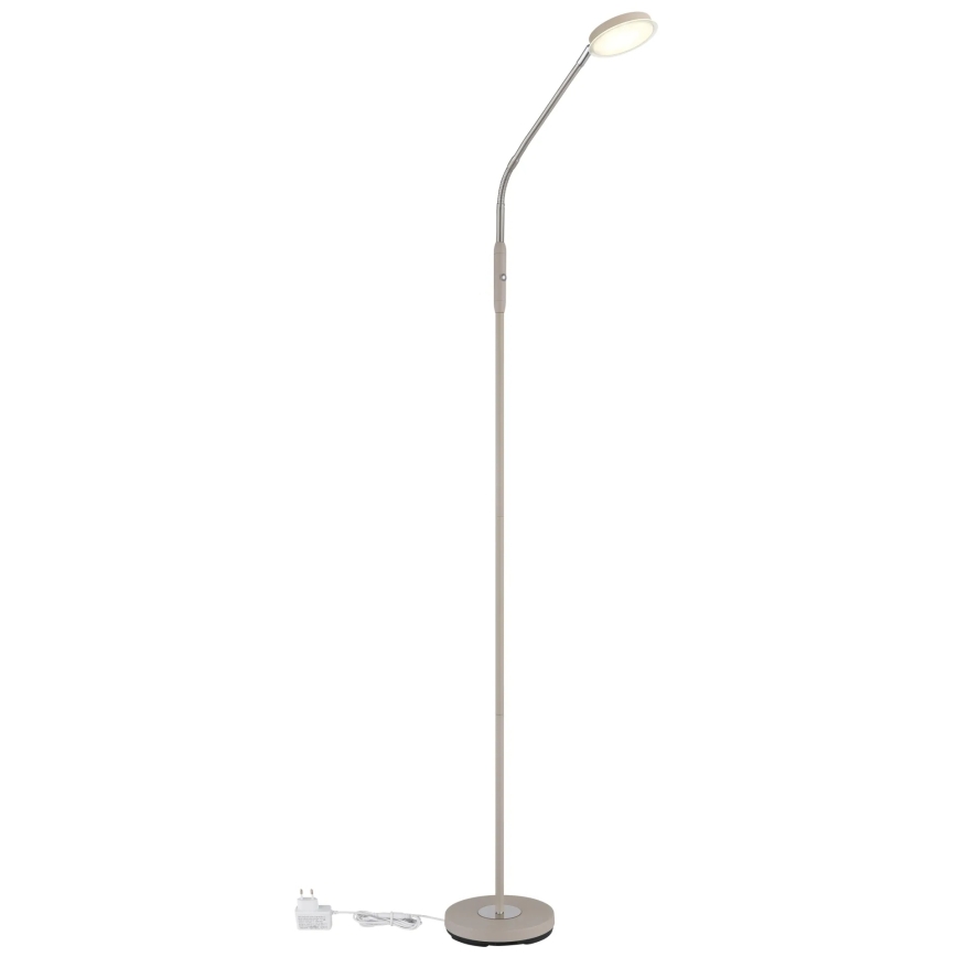 Globo - LED Stmievateľná dotyková stojacia lampa LED/6,5W/230V 2700/3350/4000K béžová