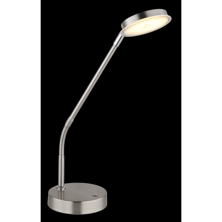 Globo - LED stmievateľná dotyková stolová lampa LED/6,5W/230V 2700/3350/4000K matný chróm