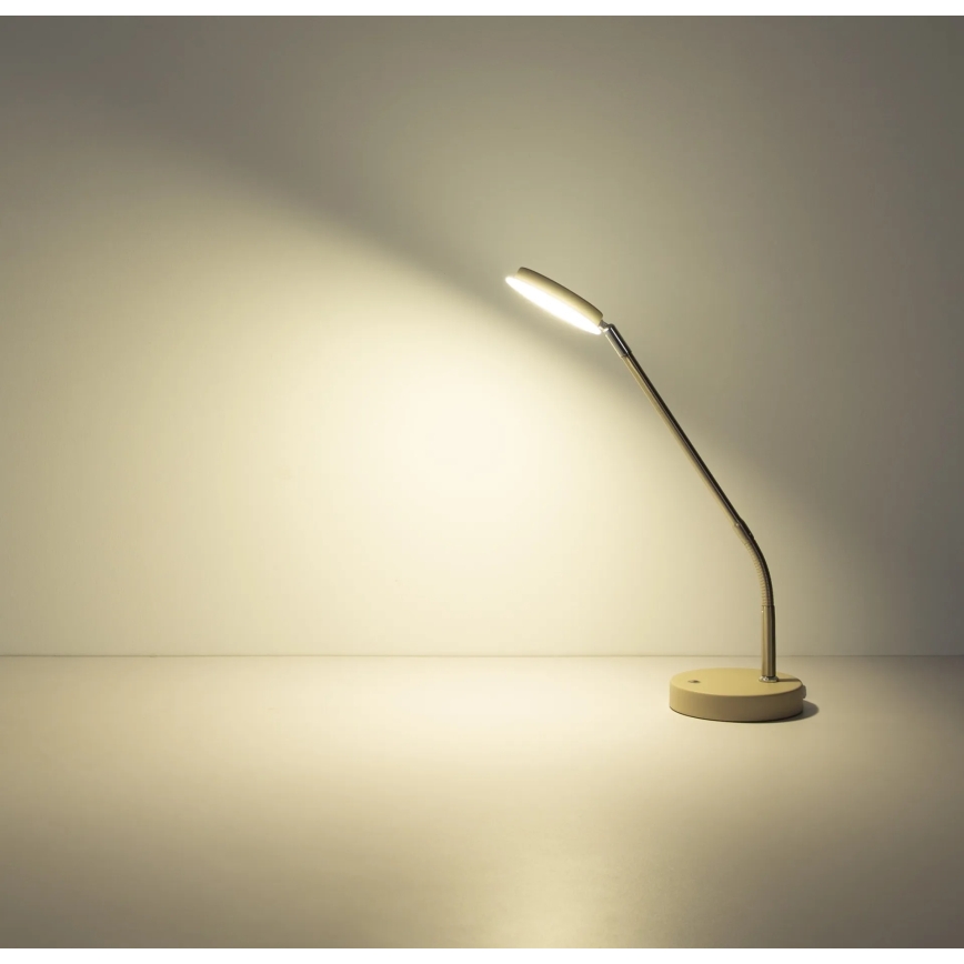Globo - LED Stmievateľná dotyková stolná lampa LED/6,5W/230V 2700/3350/4000K béžová