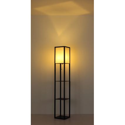 Globo - Stojacia lampa 1xE27/60W/230V čierna