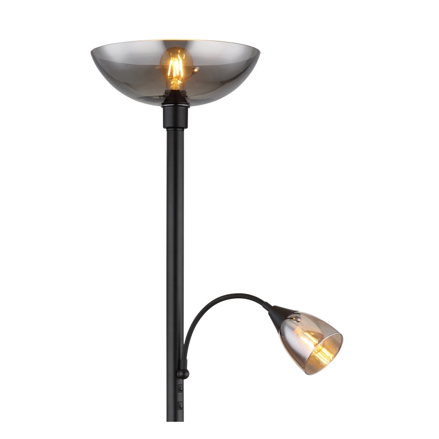 Globo - Stojacia lampa 1xE27/60W/230V + 1xE14/40W