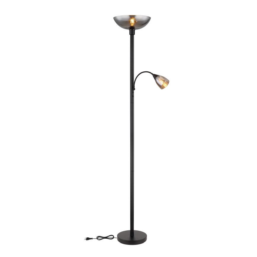 Globo - Stojacia lampa 1xE27/60W/230V + 1xE14/40W