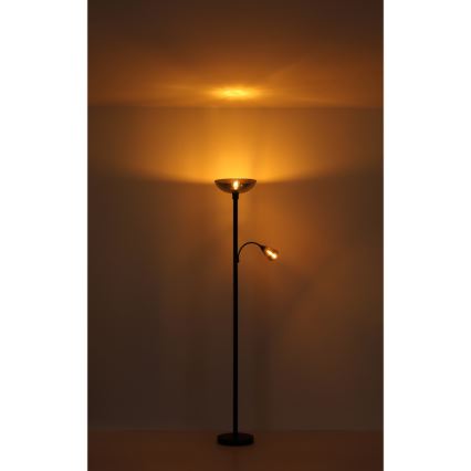 Globo - Stojacia lampa 1xE27/60W/230V + 1xE14/40W