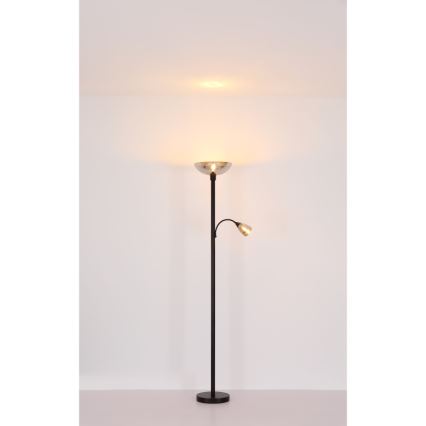 Globo - Stojacia lampa 1xE27/60W/230V + 1xE14/40W