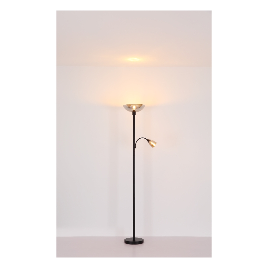 Globo - Stojacia lampa 1xE27/60W/230V + 1xE14/40W