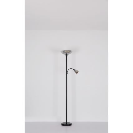 Globo - Stojacia lampa 1xE27/60W/230V + 1xE14/40W