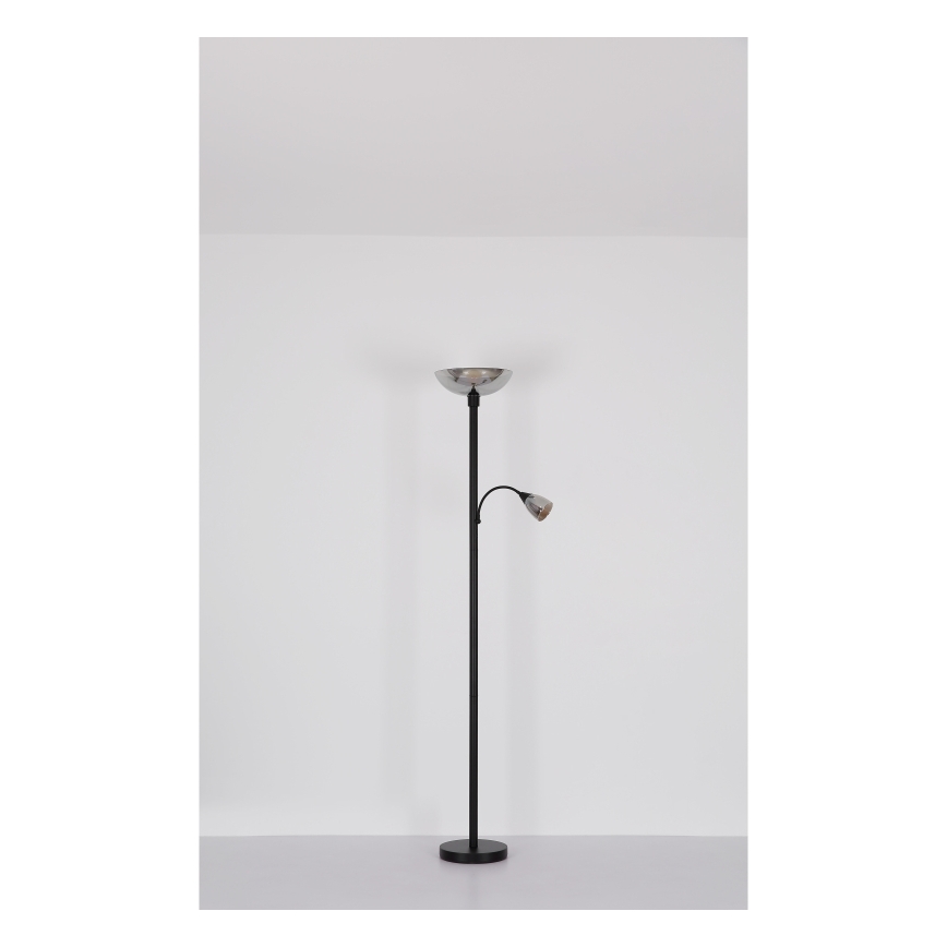 Globo - Stojacia lampa 1xE27/60W/230V + 1xE14/40W