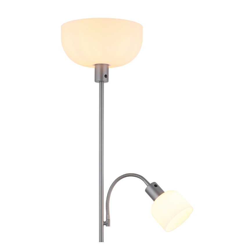 Globo - Stojacia lampa 1xE27/40W/230V + 1xE14/25W
