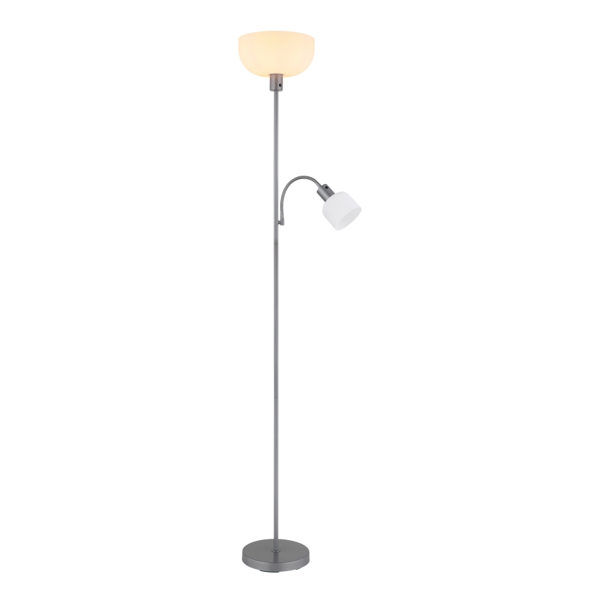 Globo - Stojacia lampa 1xE27/40W/230V + 1xE14/25W