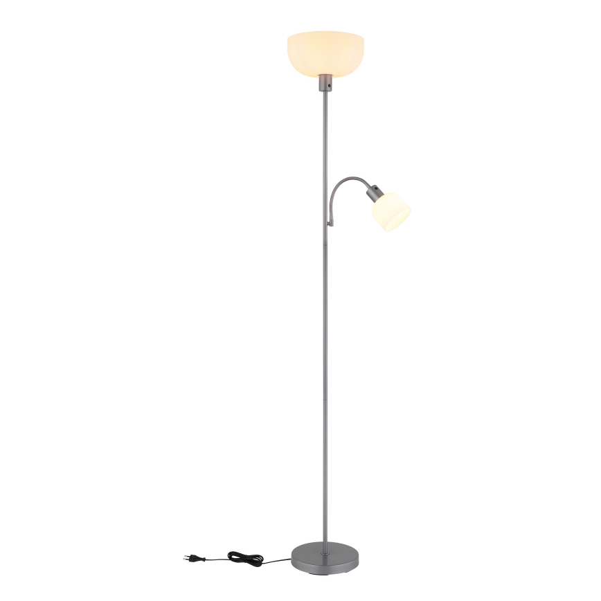 Globo - Stojacia lampa 1xE27/40W/230V + 1xE14/25W