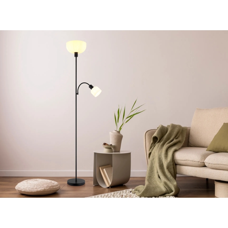 Globo - Stojacia lampa 1xE27/40W/230V + 1xE14/25W