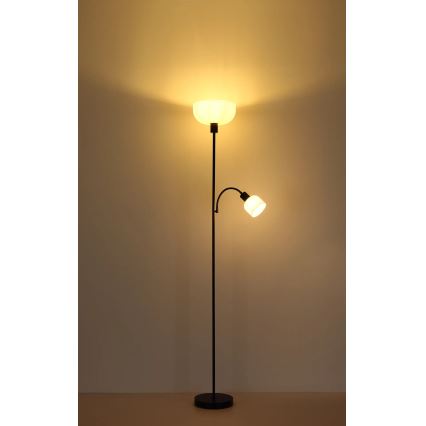 Globo - Stojacia lampa 1xE27/40W/230V + 1xE14/25W