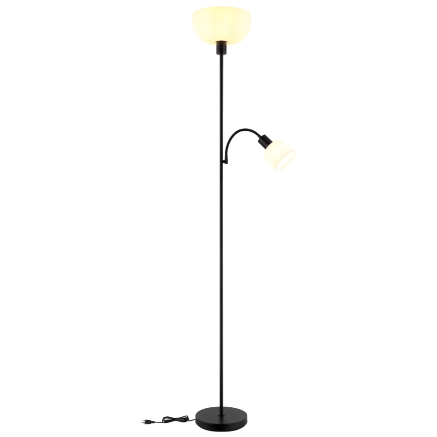 Globo - Stojacia lampa 1xE27/40W/230V + 1xE14/25W