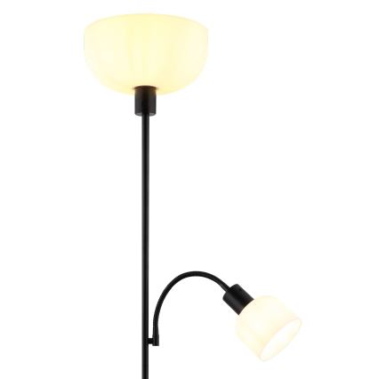 Globo - Stojacia lampa 1xE27/40W/230V + 1xE14/25W