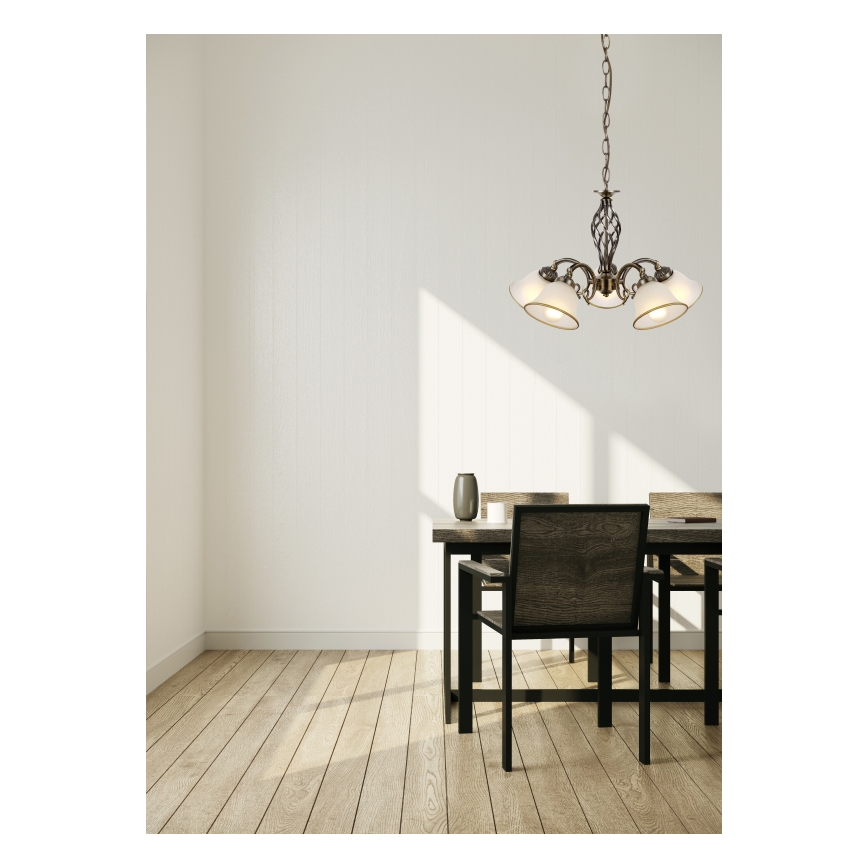 Globo - Luster na reťazi 5xE27/60W/230V