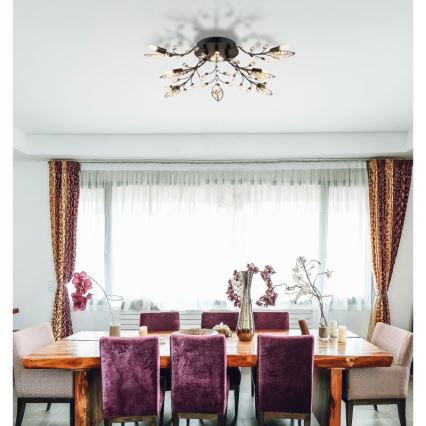 Globo - Stropné svietidlo 8xG9/5W/230V pr. 76 cm