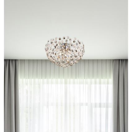 Globo - LED Stropné svietidlo 6xG9/3,5W/230V pr. 60 cm lesklý chróm