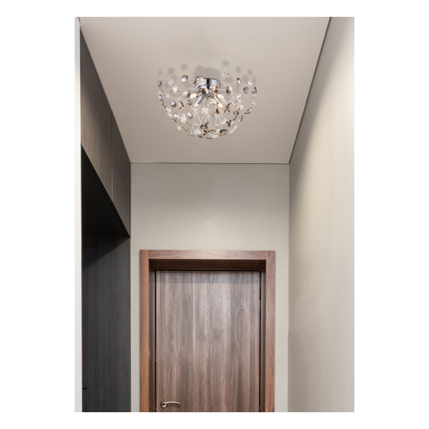 Globo - LED Stropné svietidlo 4xG9/3,5W/230V pr. 45 cm lesklý chróm