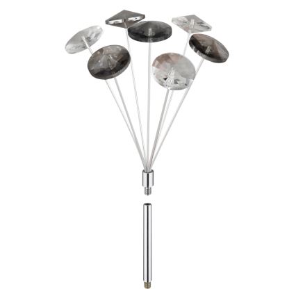 Globo - LED Stropné svietidlo 4xG9/3,5W/230V pr. 45 cm lesklý chróm