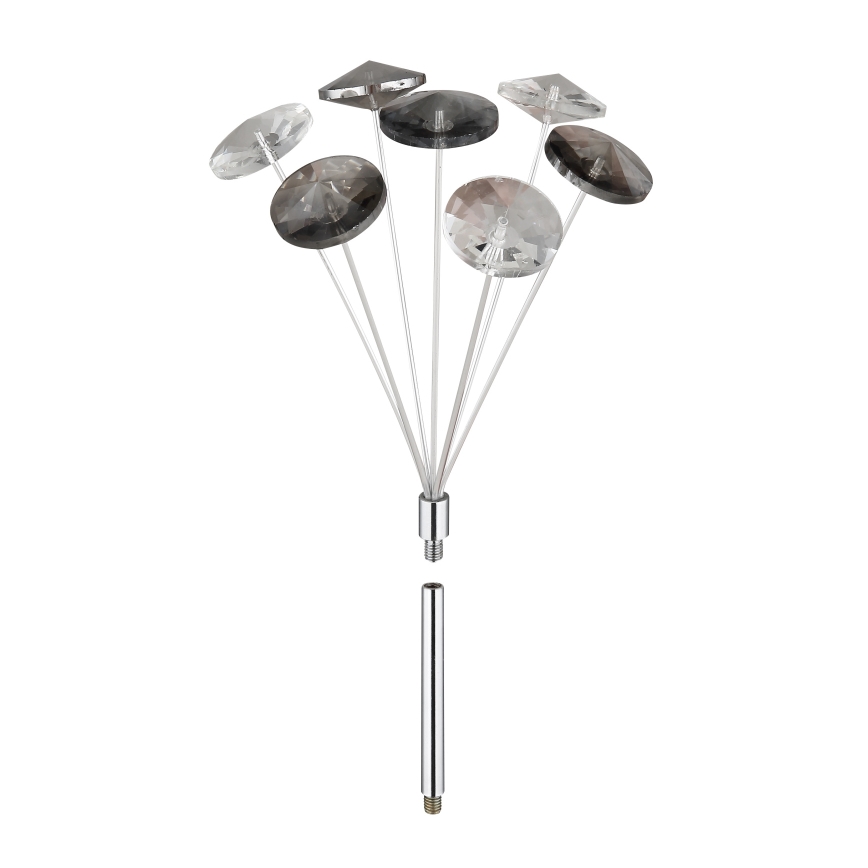 Globo - LED Stropné svietidlo 4xG9/3,5W/230V pr. 45 cm lesklý chróm