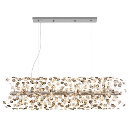 Globo - LED luster na lankách 12xG9/3,5W/230V lesklý chróm