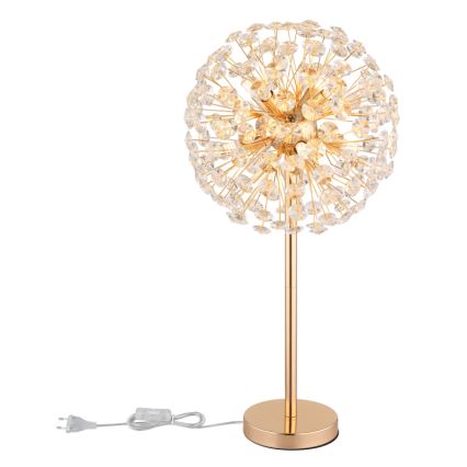 Globo - LED Stolná lampa 8xG9/3,5W/230V zlatá