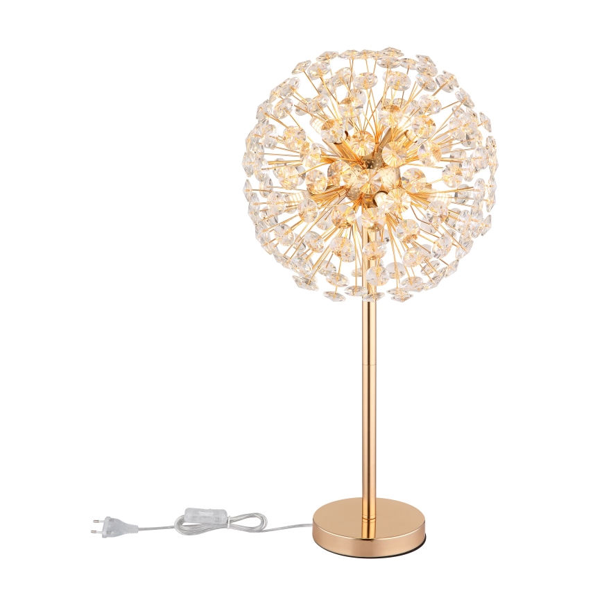 Globo - LED Stolná lampa 8xG9/3,5W/230V zlatá