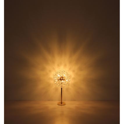 Globo - LED Stolná lampa 8xG9/3,5W/230V zlatá