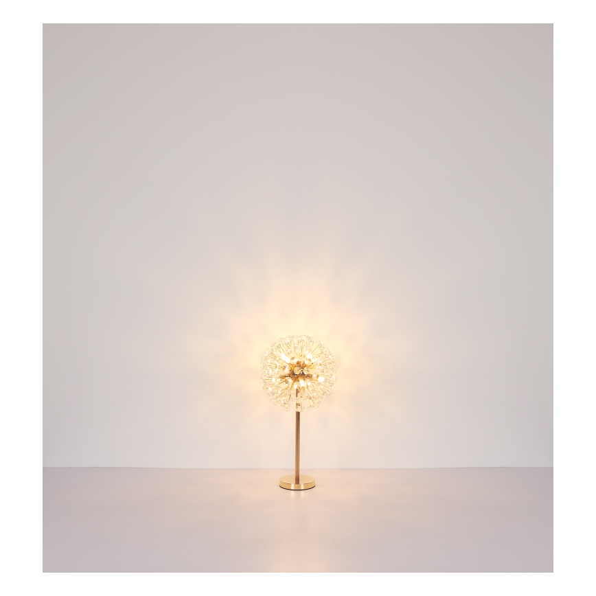 Globo - LED Stolná lampa 8xG9/3,5W/230V zlatá