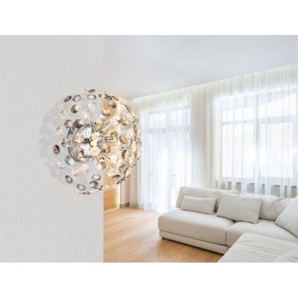 Globo - LED Nástenné svietidlo 6xG9/3,5W/230V lesklý chróm