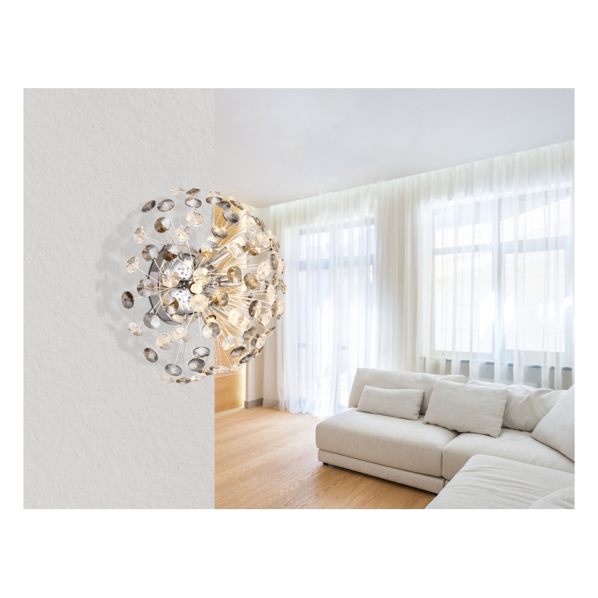 Globo - LED Nástenné svietidlo 6xG9/3,5W/230V lesklý chróm