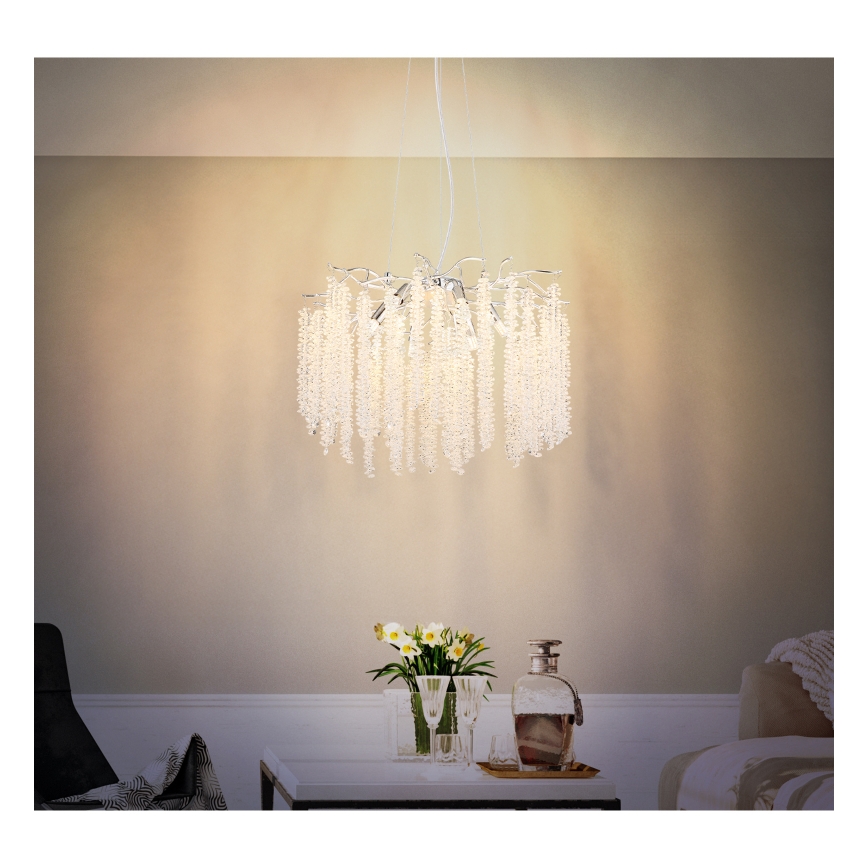 Globo - LED luster na lanku 6xG9/8W/230V