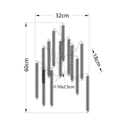 Globo - LED nástenné svietidlo 3xG9/8W/230V