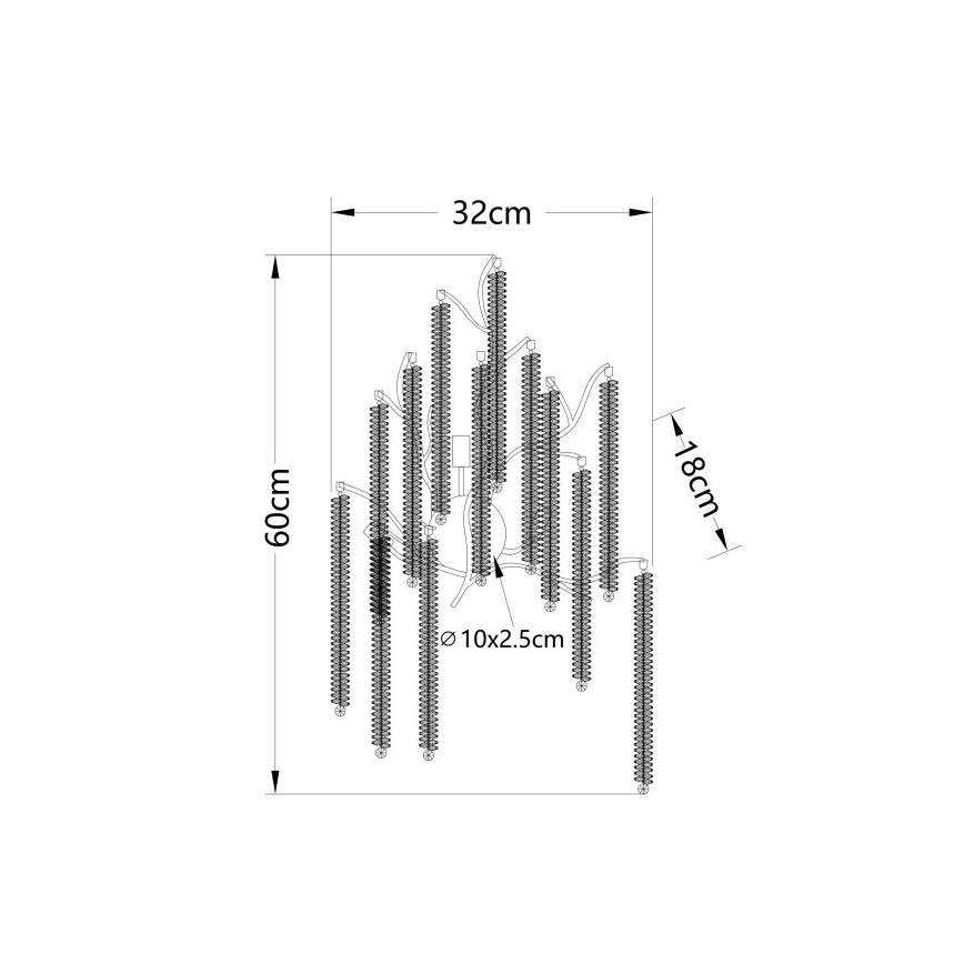 Globo - LED nástenné svietidlo 3xG9/8W/230V