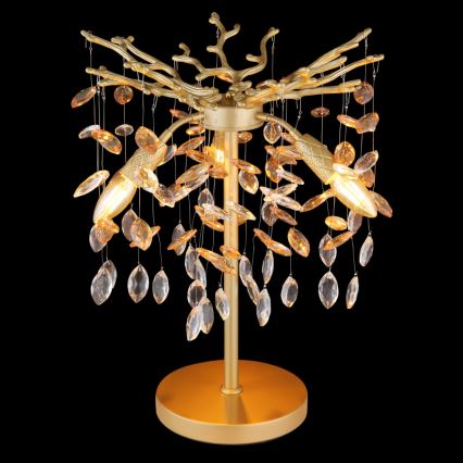 Globo - Stolná lampa 3xE14/40W/230V zlatá