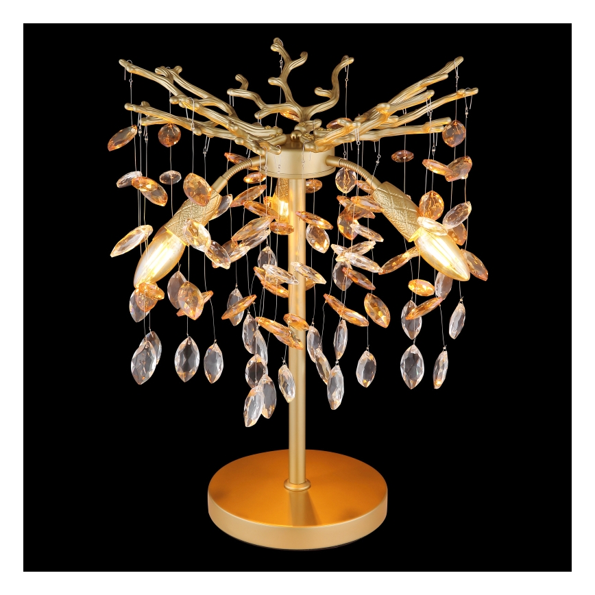 Globo - Stolná lampa 3xE14/40W/230V zlatá