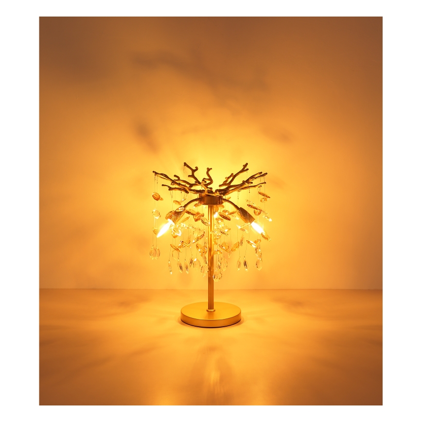 Globo - Stolná lampa 3xE14/40W/230V zlatá