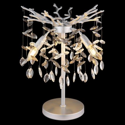 Globo - Stolová lampa 3xE14/40W/230V strieborná