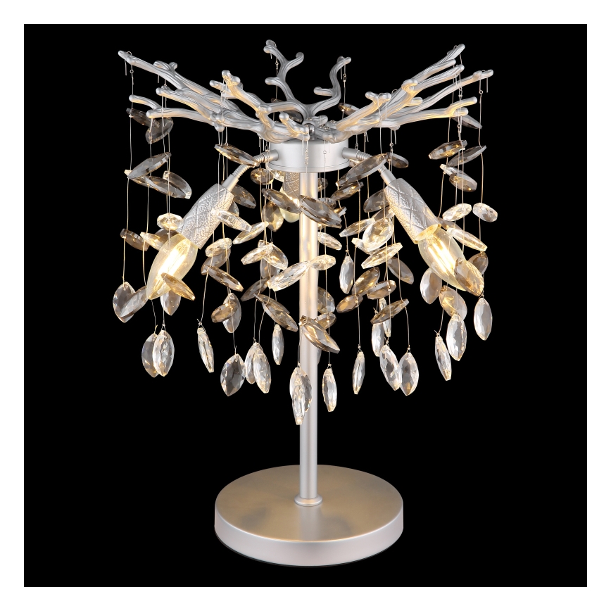 Globo - Stolová lampa 3xE14/40W/230V strieborná