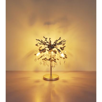 Globo - Stolová lampa 3xE14/40W/230V strieborná